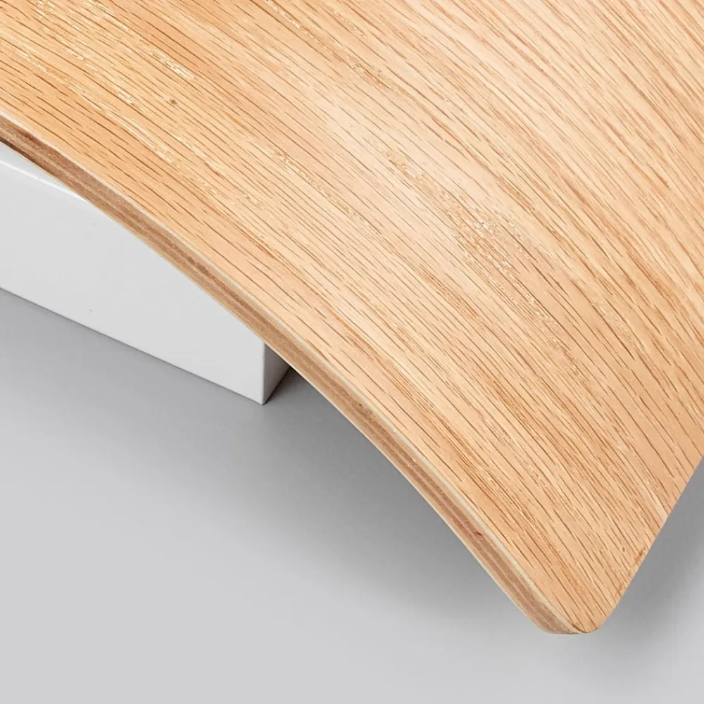 Lindby Pendellamper|Væglamper>LED-væglampe Rafailia, bredde 33 cm, træ, 3.000K