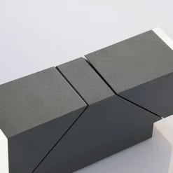 LED-væglampe Sally, 22 cm, antracit, IP54^Lindby New