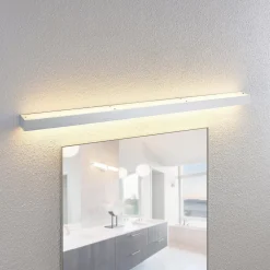 LED-væglampe til badeværelset Layan, 120 cm, krom, metal^Lindby New