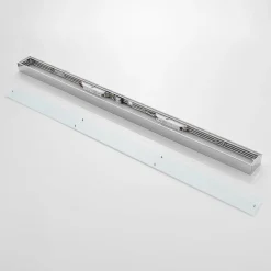 LED-væglampe til badeværelset Layan, 120 cm, krom, metal^Lindby New