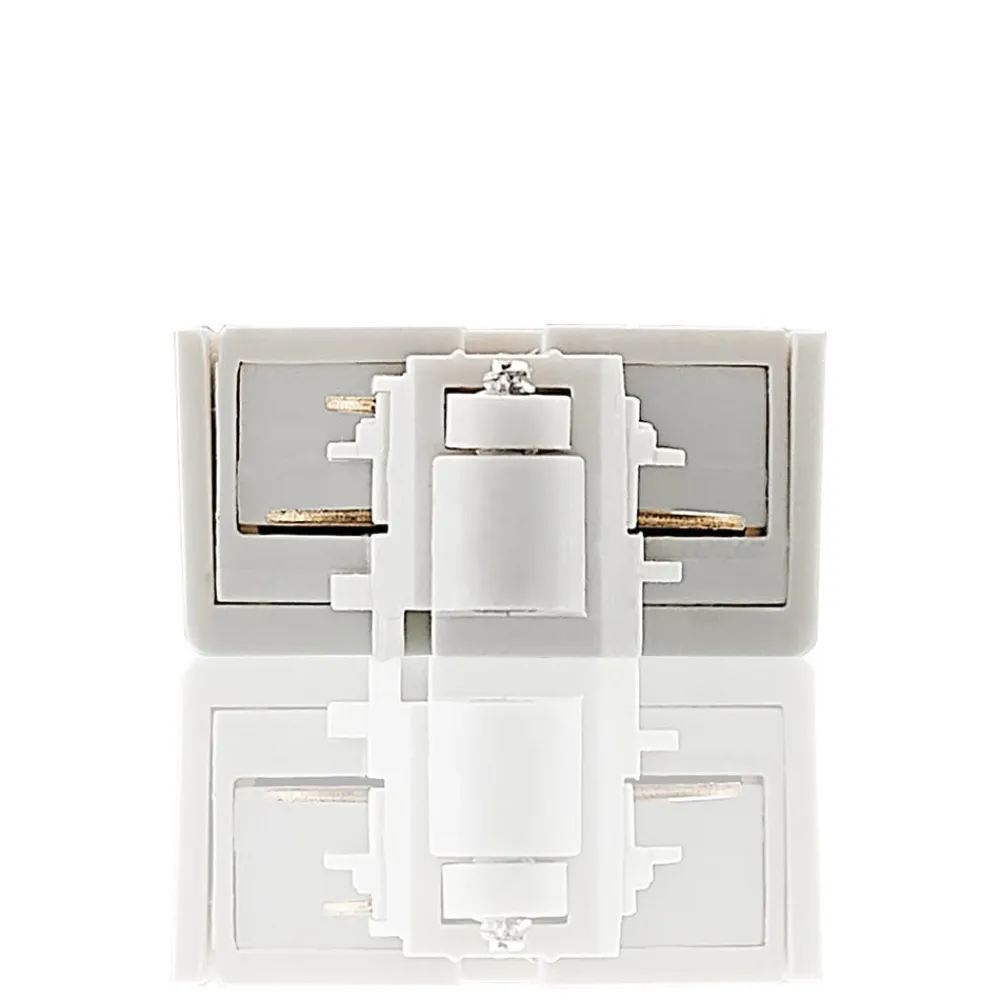 Lindby Skinnesystem>Linaro end feed, hvid, 1-faset system