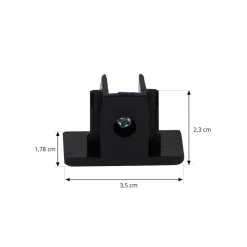 Linaro skinnesystem, GU10, 4 lyskilder, sort, Ø 9 cm^Lindby Online