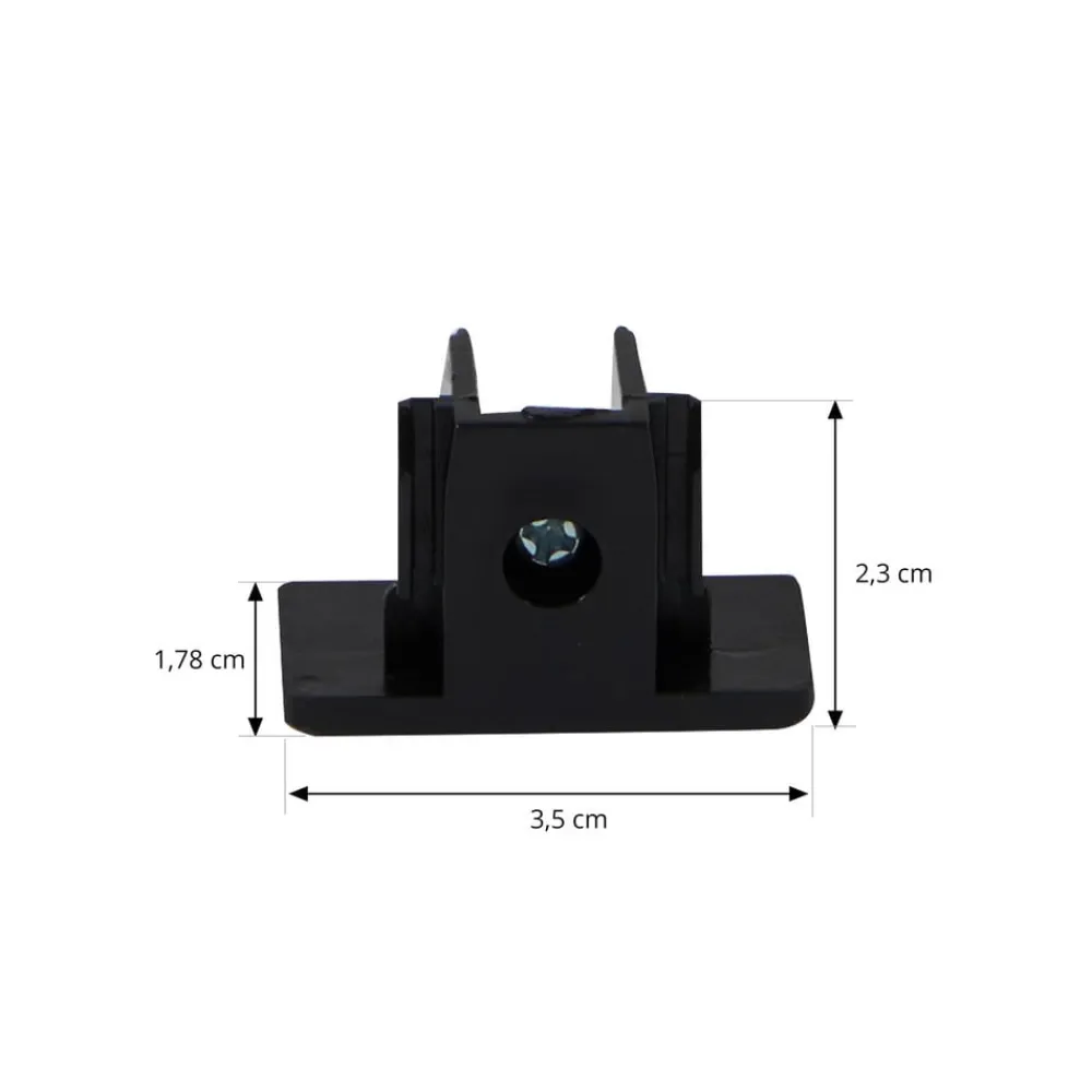 Linaro skinnesystem, GU10, 4 lyskilder, sort, Ø 9 cm^Lindby Online