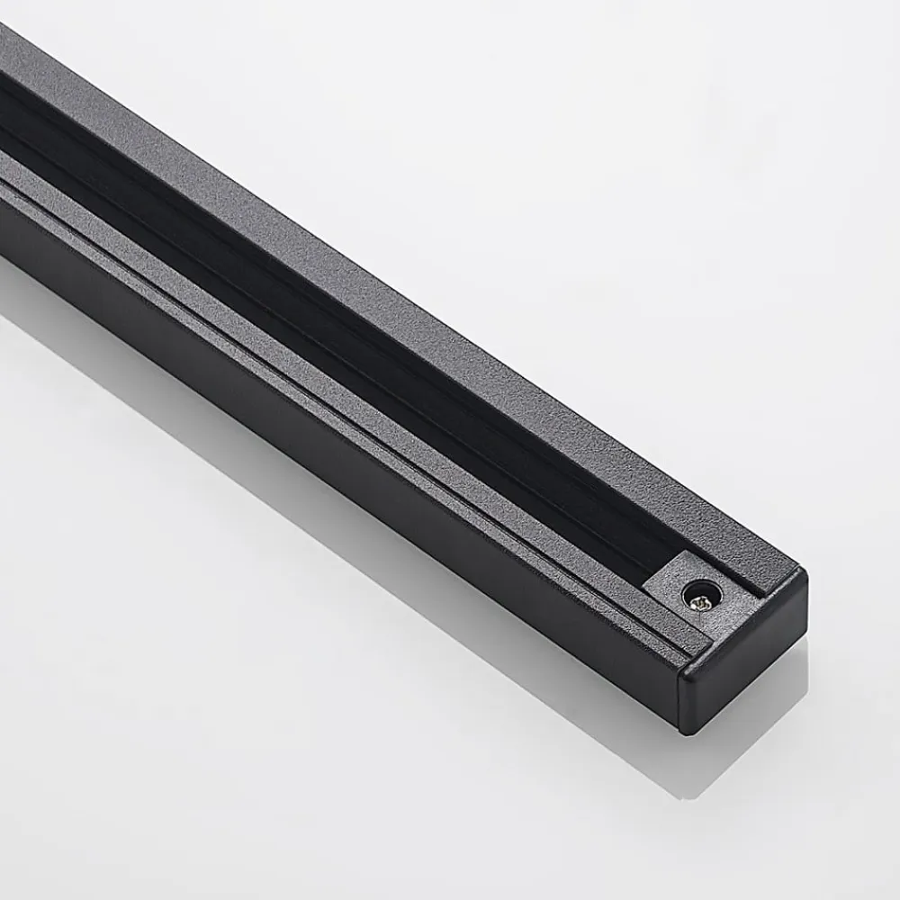 Lindby Linaro strømskinne, 1 m, sort, 1-fase skinne