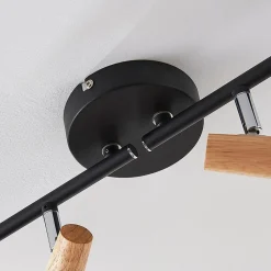 loftlampe Arina, 68 cm, sort, 4 lyskilder, E14^Lindby