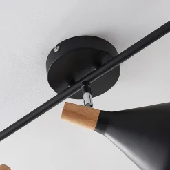 loftlampe Arina, 53 cm, sort, 3 lyskilder, E14^Lindby Online