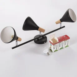 loftlampe Arina, 53 cm, sort, 3 lyskilder, E14^Lindby Online