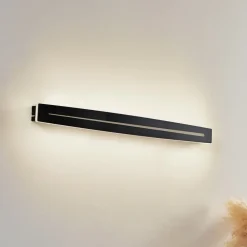 loftlampe Benario, sort, aluminium, 80 cm^Lindby Hot