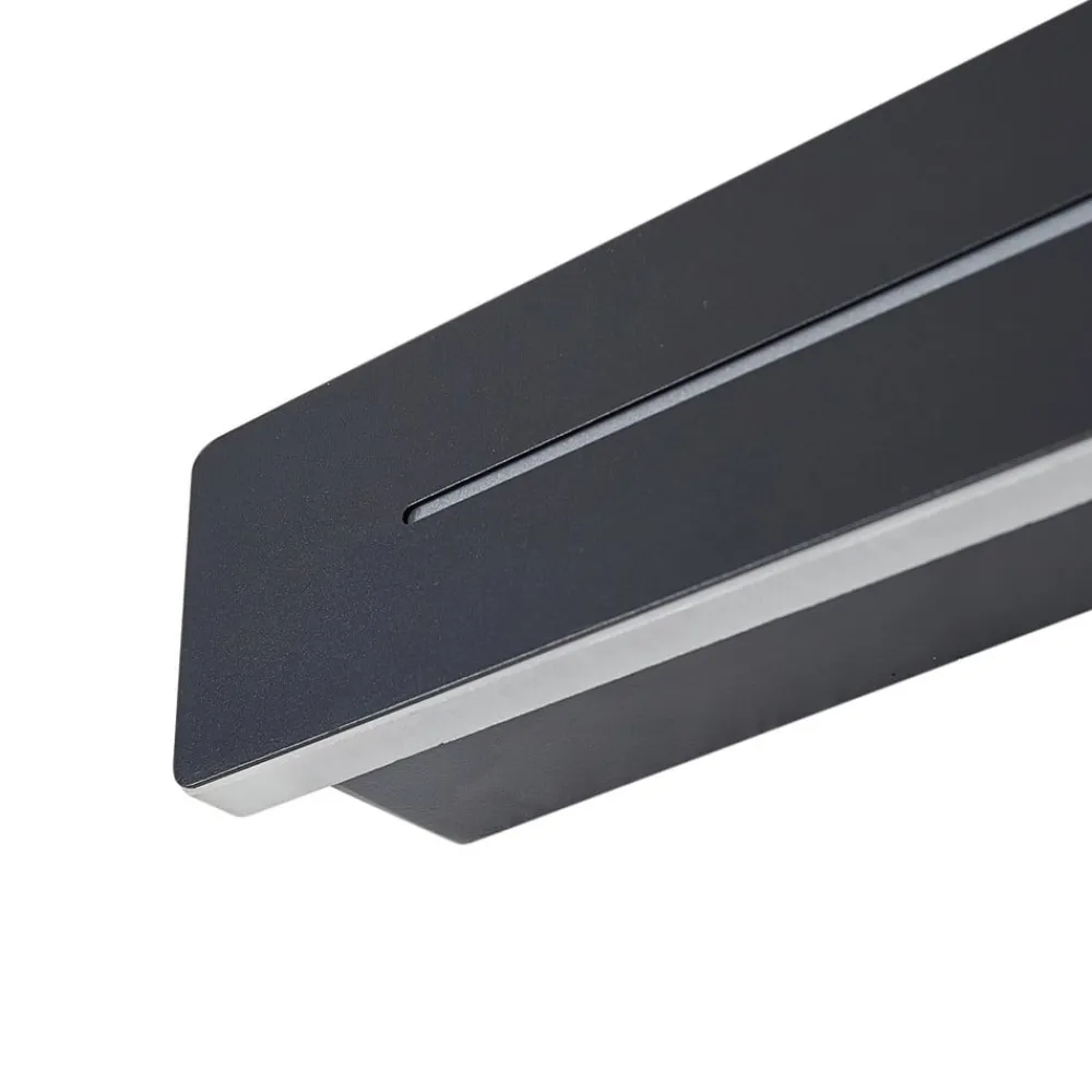 loftlampe Benario, sort, aluminium, 80 cm^Lindby Hot