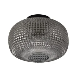 loftlampe Hildur, Ø 25 cm, røggrå, glas^Lindby Sale