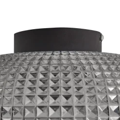 loftlampe Hildur, Ø 25 cm, røggrå, glas^Lindby Sale