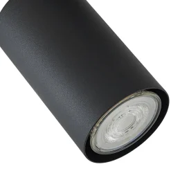 loftlampe Joffrey, 78 cm, sort, 5 lyskilder, GU10^Lindby Hot