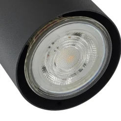 loftlampe Joffrey, 78 cm, sort, 5 lyskilder, GU10^Lindby Hot