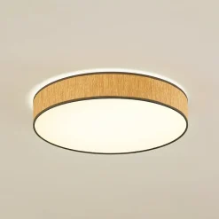 Lindby Loftlamper>loftlampe Jutis, beige, tang, Ø 50 cm