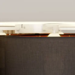 Lindby loftlampe Laurenz, 5 lyskilder, 83 cm sort/guld