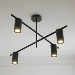 Lindby Loftlamper|Pendellamper>loftlampe Marilou, sandsort, 4 lyskilder, Ø 70 cm