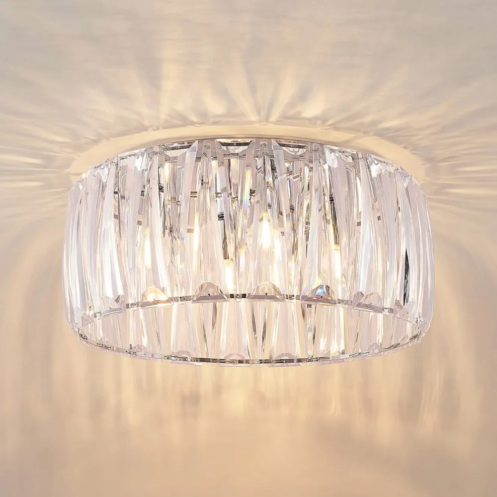 Lindby Loftlamper|Loftlamper>loftlampe Sofia, transparent, akryl, Ø 46cm