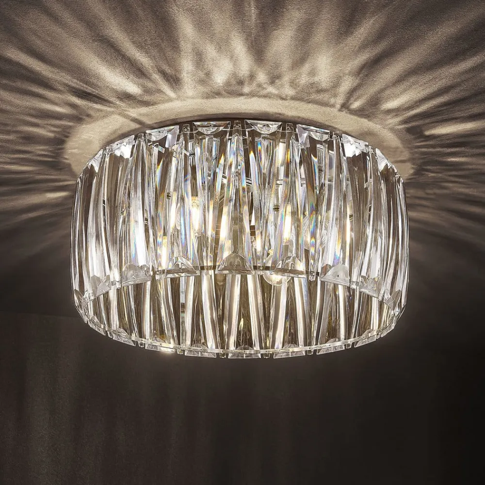 Lindby Loftlamper|Loftlamper>loftlampe Sofia, transparent, akryl, Ø 46cm