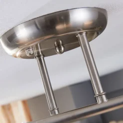 loftlampe Svean, 4-lys, hvid, glas, længde 42,5 cm^Lindby Best