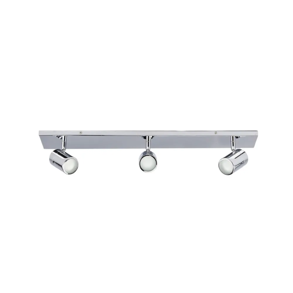 Lindby Gang|Loftlamper>loftlampe til bad Dejan, 65 cm, 3 lyskilder, krom, IP44