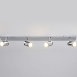 loftlampe til bad Dejan, 85 cm, 4 lyskilder, krom, IP44^Lindby Hot