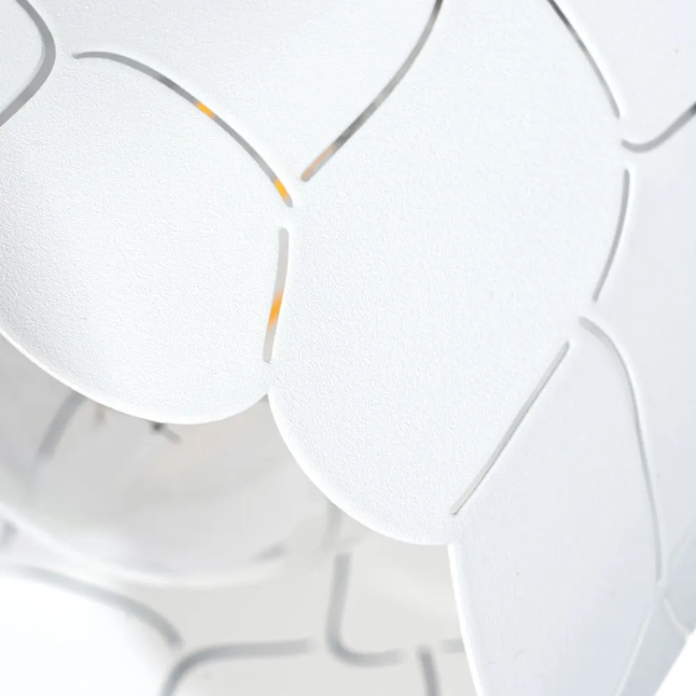 Lindby loftslampe Aralena, hvid, 3 lyskilder, længde 70,5 cm