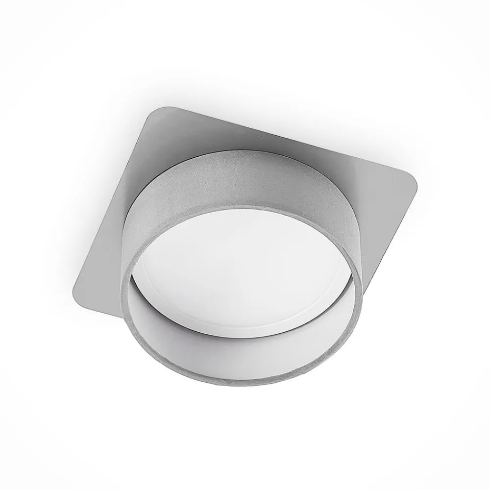 Lindby loftslampe Aviola, metal, tekstil, 18 cm lang