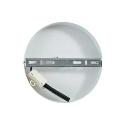 Lindby loftslampe Eryndor, hvid, tekstil, Ø 47 cm, E27