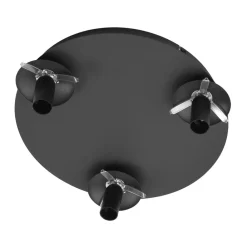 loftslampe Valentina, E14, grå, glas, Ø 36,6 cm^Lindby