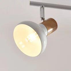 Lindby loftspot Fridolin, 50 cm, 3 lyskilder, hvid, metal