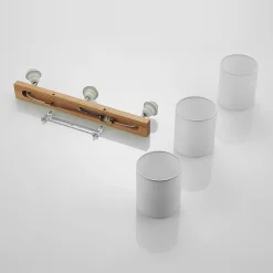 Lindby loftspot Imarin, 56 cm, 3 lyskilder, hvid, træ