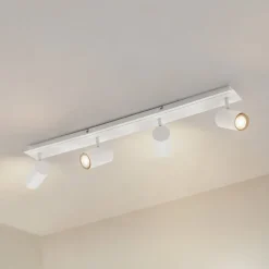 loftspot Joffrey, 80 cm, hvid, 4 lyskilder, GU10^Lindby Outlet