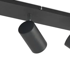 loftspot Joffrey, 70 cm, sort, 4 lyskilder, GU10^Lindby