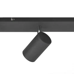 Lindby loftspot Joffrey, 116 cm, sort, 6 lyskilder, GU10