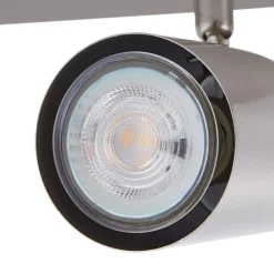 loftspot Joffrey, 116 cm, nikkel, 6 lyskilder, GU10^Lindby Online