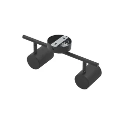 loftspot Jorell, sort, 31 cm, 2 lyskilder, GU10^Lindby Best