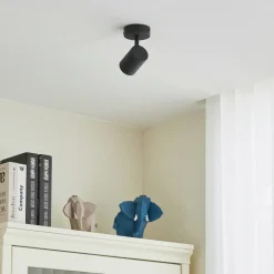 Lindby Arbejdsrum/Kontor|Gang>loftspot Jorell, sort, 13 cm, 1 lyskilde, GU10