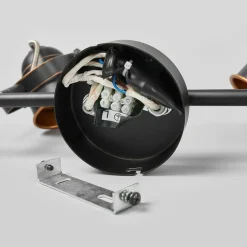 loftspot Leonor, 4 lyskilder, sort, metal, 78 cm^Lindby Outlet