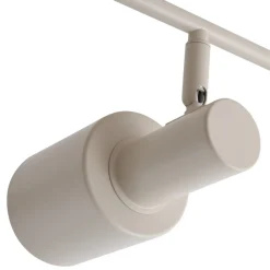 Lindby loftspot Ovelia, beige, 80 cm, 4 lyskilder, E27