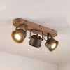 loftspot Rubinjo, 45 cm, 3 lyskilder, træ, GU10^Lindby New