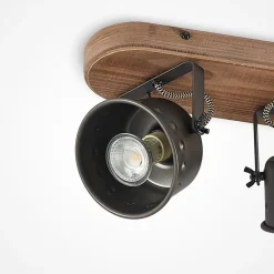 loftspot Rubinjo, 45 cm, 3 lyskilder, træ, GU10^Lindby New