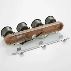 loftspot Rubinjo, 62 cm, 4 lyskilder, træ, GU10^Lindby