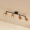 loftspot Stralino, 4 lyskilder, længde 60 cm, træ^Lindby Sale