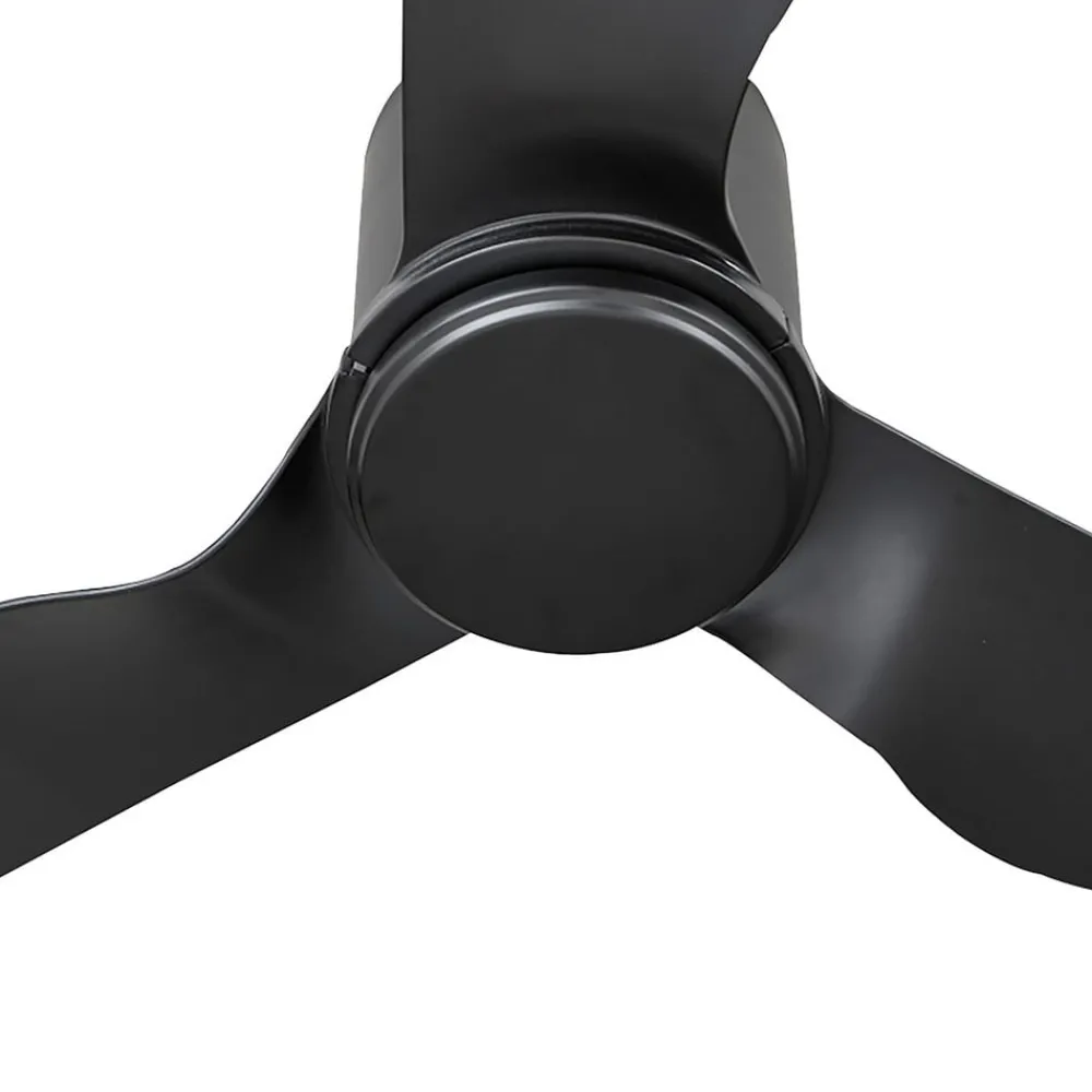 Lindby Loftventilatorer>loftventilator Aulo, sort, DC, støjsvag, Ø 123 cm