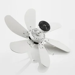 loftventilator Minja, hvid, træ^Lindby Outlet