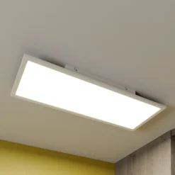 Lindby Luay LED-panel, 80 x 30 cm, hvid, 3000-6000K