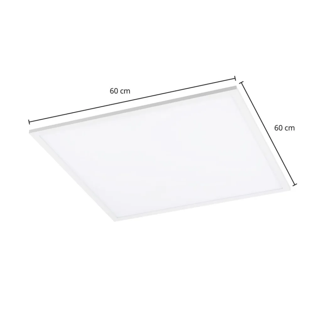 Lindby Arbejdsrum/Kontor|Gang>Luay LED-panel, 60 x 60 cm, hvid, 3000-6000K