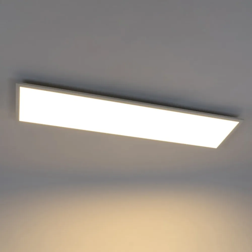 Lindby Arbejdsrum/Kontor|Gang>Luay LED-panel, 120 x 30 cm, hvid, 3000-6000K