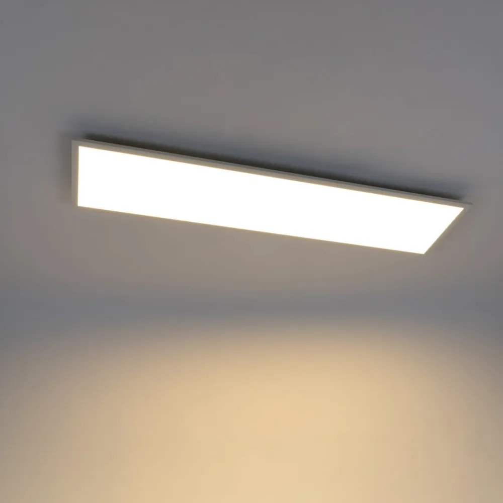 Lindby Arbejdsrum/Kontor|Gang>Luay LED-panel, 120 x 30 cm, hvid, 3000-6000K