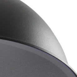 Lindby Luciane udendørs pendel, sort, aluminium, Ø 31,8 cm